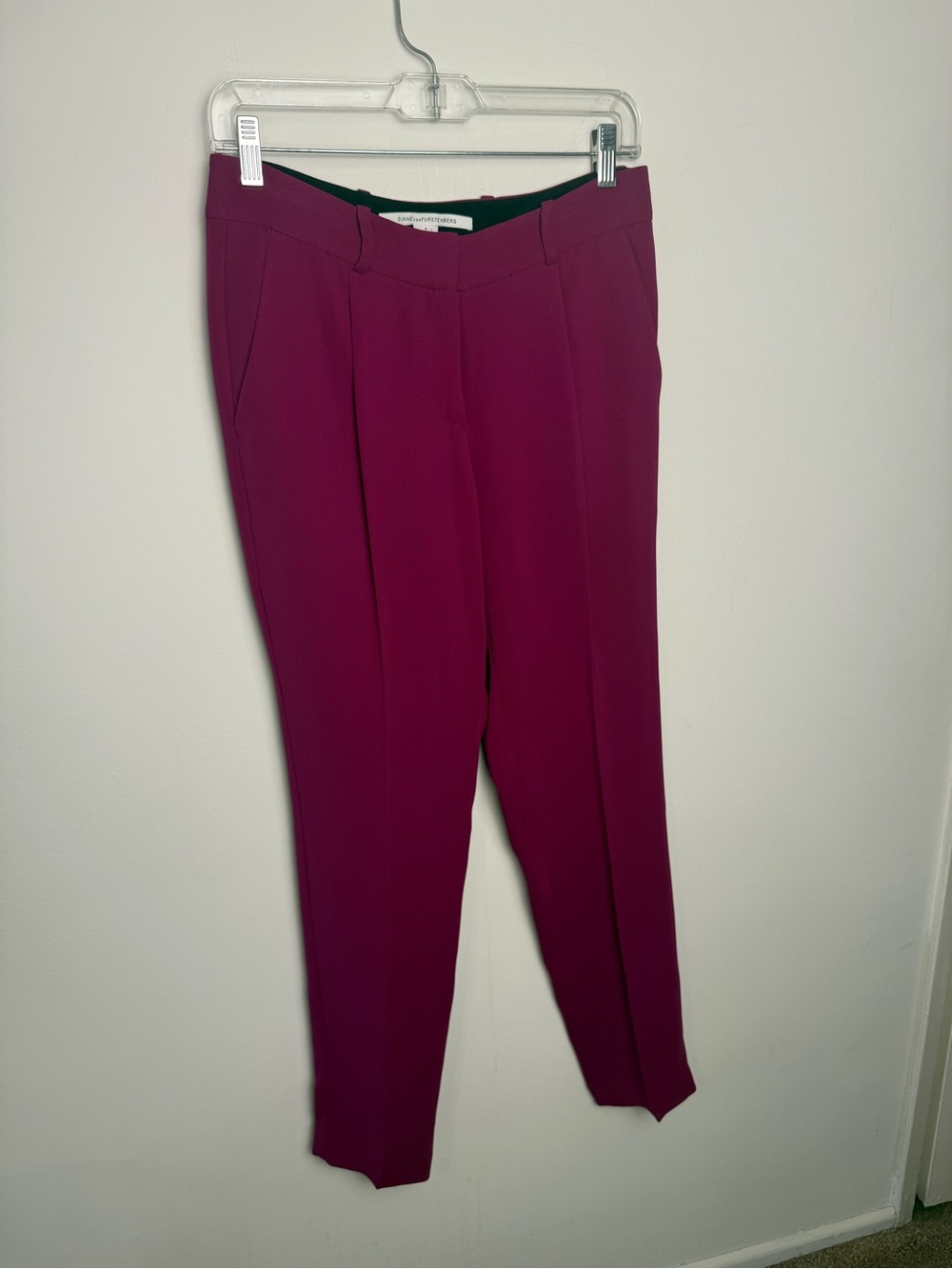Diane Von Furstenberg Magenta Pant